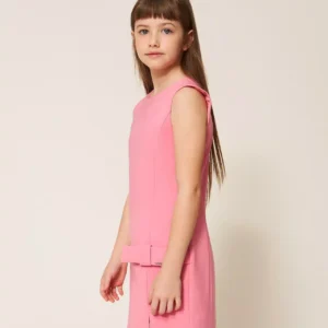 Къса креп рокля TWINSET с панделка